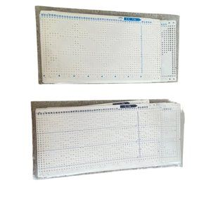 punch Cards for knitting machines